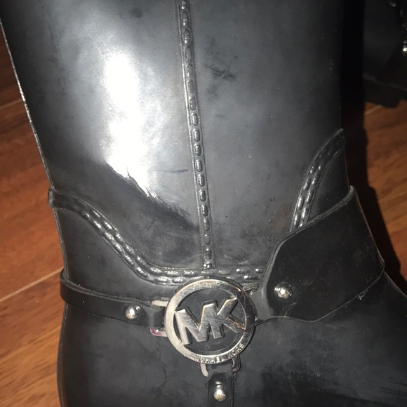 Michael Kors Black Tall Rain boot - Picture 5 of 8